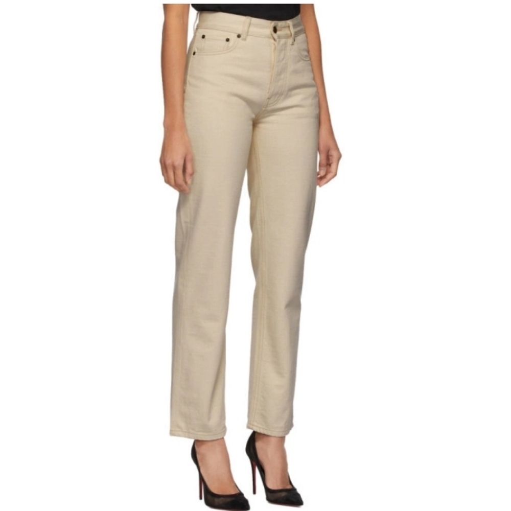 Victoria Beckham Off White Jeans Size 27 - Picture 16 of 16